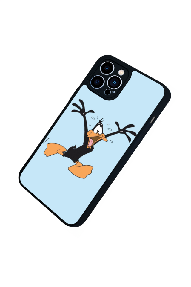 iPhone 13 Pro Max Uyumlu Daffy duck Tasarımlı Glossy Premium Kılıf