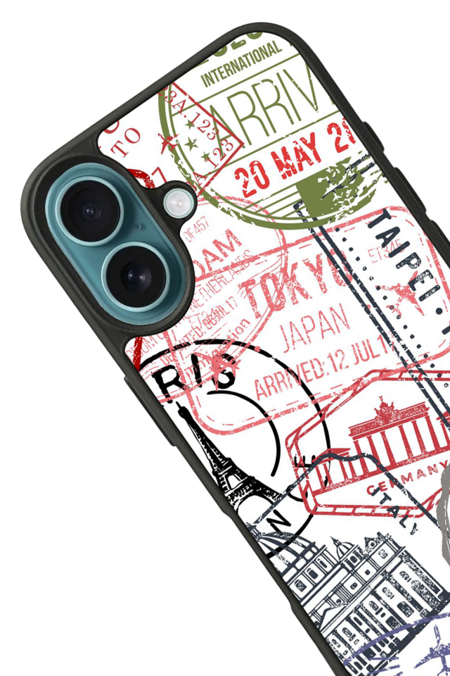 iPhone 16 Uyumlu Poster Tasarımlı Glossy Premium Kılıf