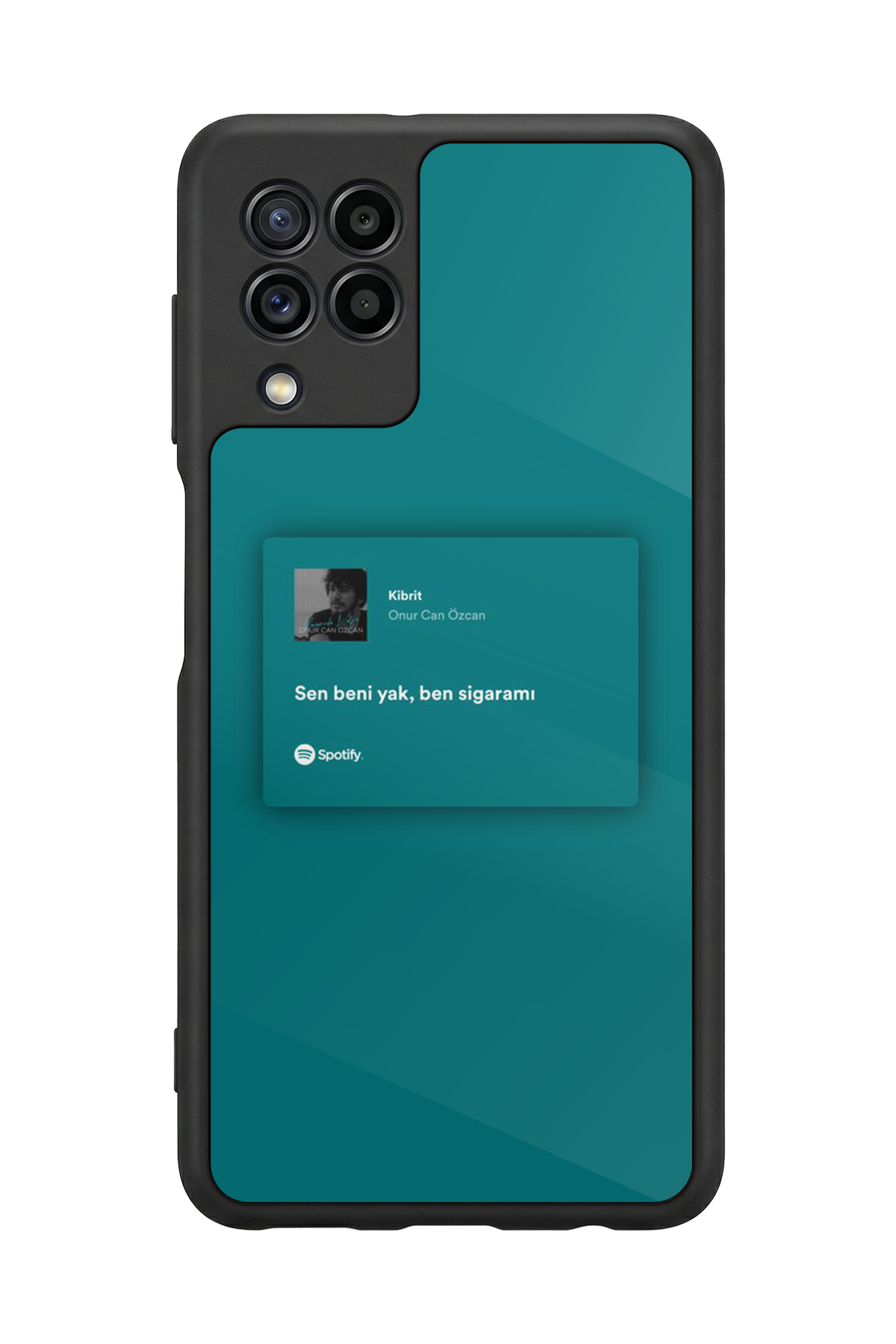 Samsung Galaxy M32 Uyumlu Sarki Sozleri Tasarımlı Glossy Premium Kılıf
