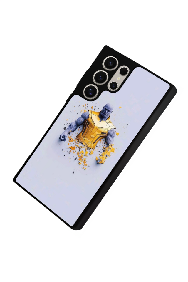 Samsung Galaxy S23 Ultra Uyumlu Thanos Tasarımlı Glossy Premium Kılıf