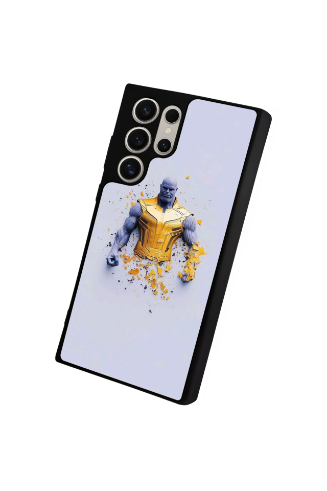 Samsung Galaxy S23 Ultra Uyumlu Thanos Tasarımlı Glossy Premium Kılıf