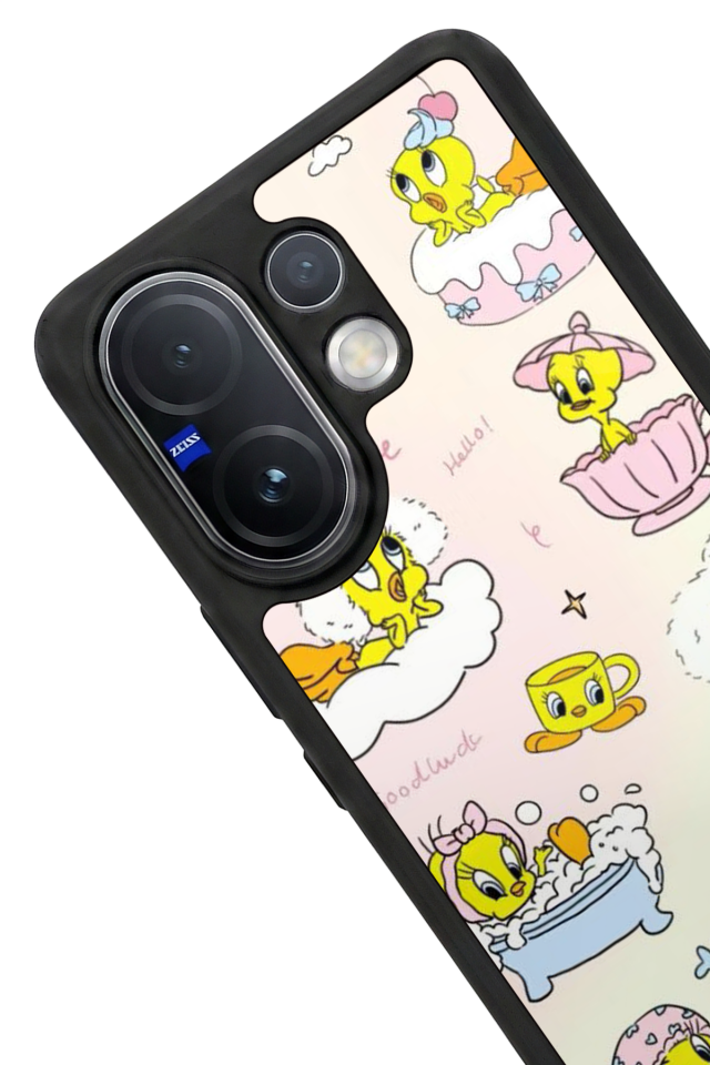 Vivo V60 Uyumlu Tweety Tasarımlı Glossy Premium Kılıf