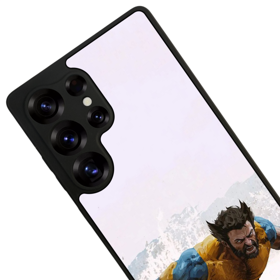 Samsung Galaxy S25 Ultra Uyumlu Wolverine Tasarımlı Glossy Premium Kılıf