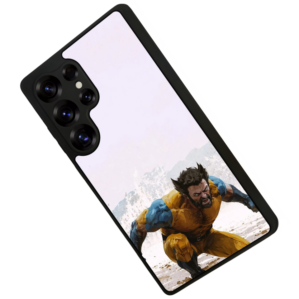 Samsung Galaxy S25 Ultra Uyumlu Wolverine Tasarımlı Glossy Premium Kılıf