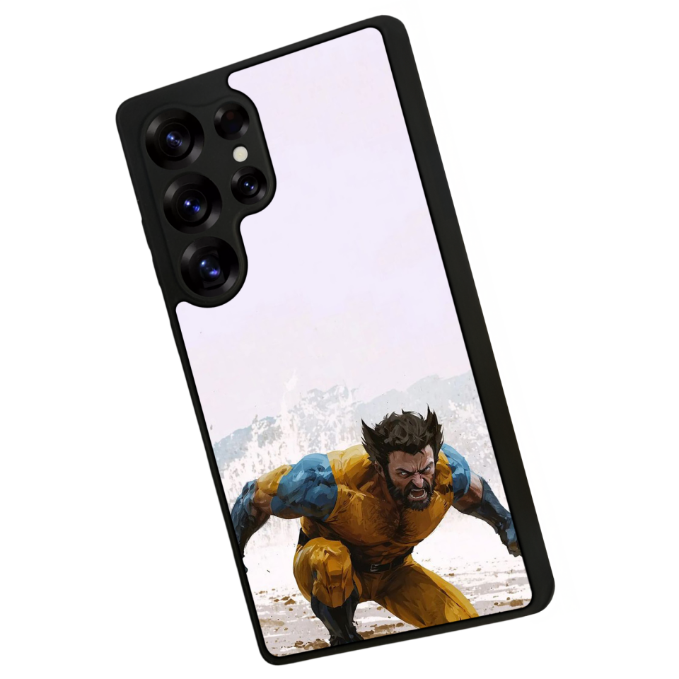 Samsung Galaxy S25 Ultra Uyumlu Wolverine Tasarımlı Glossy Premium Kılıf