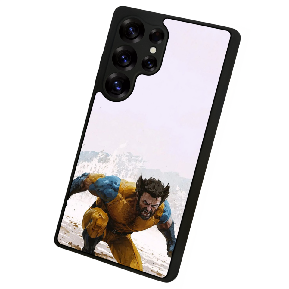 Samsung Galaxy S25 Ultra Uyumlu Wolverine Tasarımlı Glossy Premium Kılıf