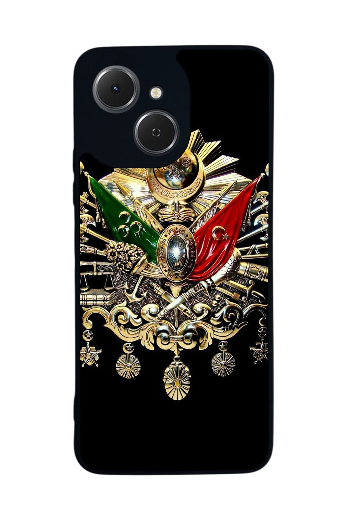 Tecno Spark 40C Uyumlu Osmanli Tugrasi Tasarımlı Glossy Premium Kılıf