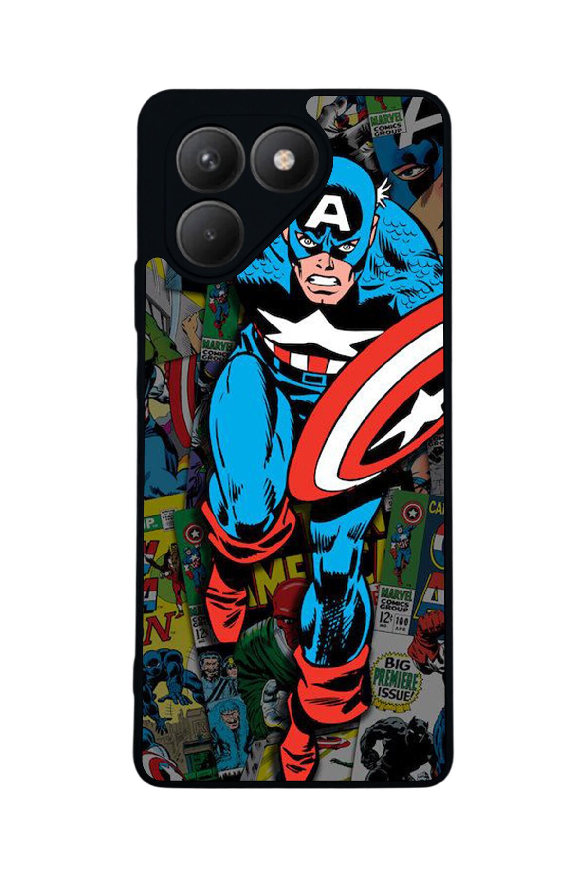 Tecno Pova 7 Mat Uyumlu Siyah Kılıf – Yumuşak Silikon, Koruyucu, Şok Emici Kapak