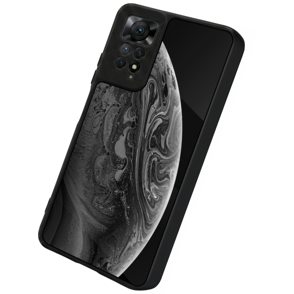 Xiaomi Redmi Note 12 Pro Uyumlu Ay Tasarımlı Glossy Premium Kılıf