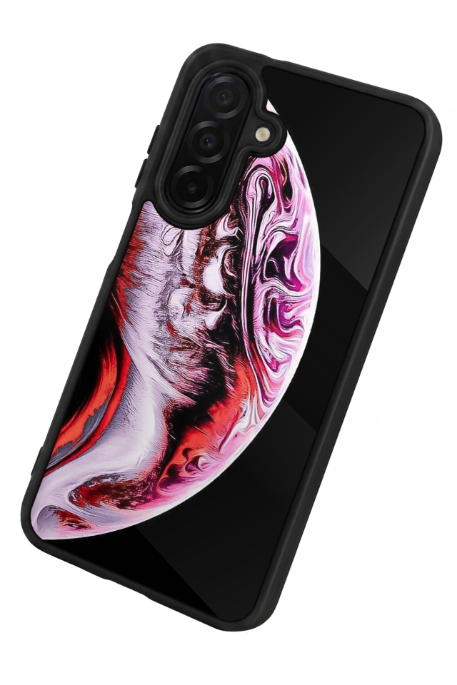 Samsung Galaxy A26 Uyumlu Ay Tasarımlı Glossy Premium Kılıf