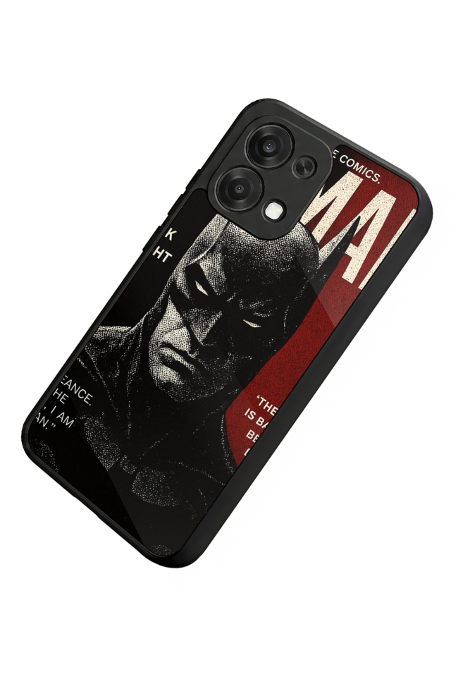 Oppo A6 Pro Uyumlu Batman Tasarımlı Glossy Premium Kılıf