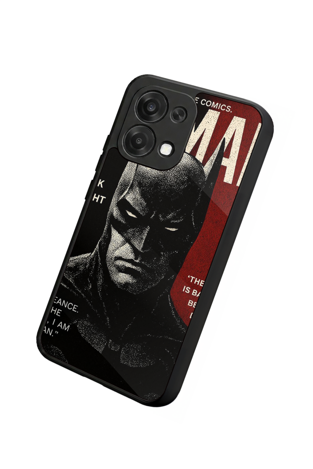 Oppo A6 Pro Uyumlu Batman Tasarımlı Glossy Premium Kılıf