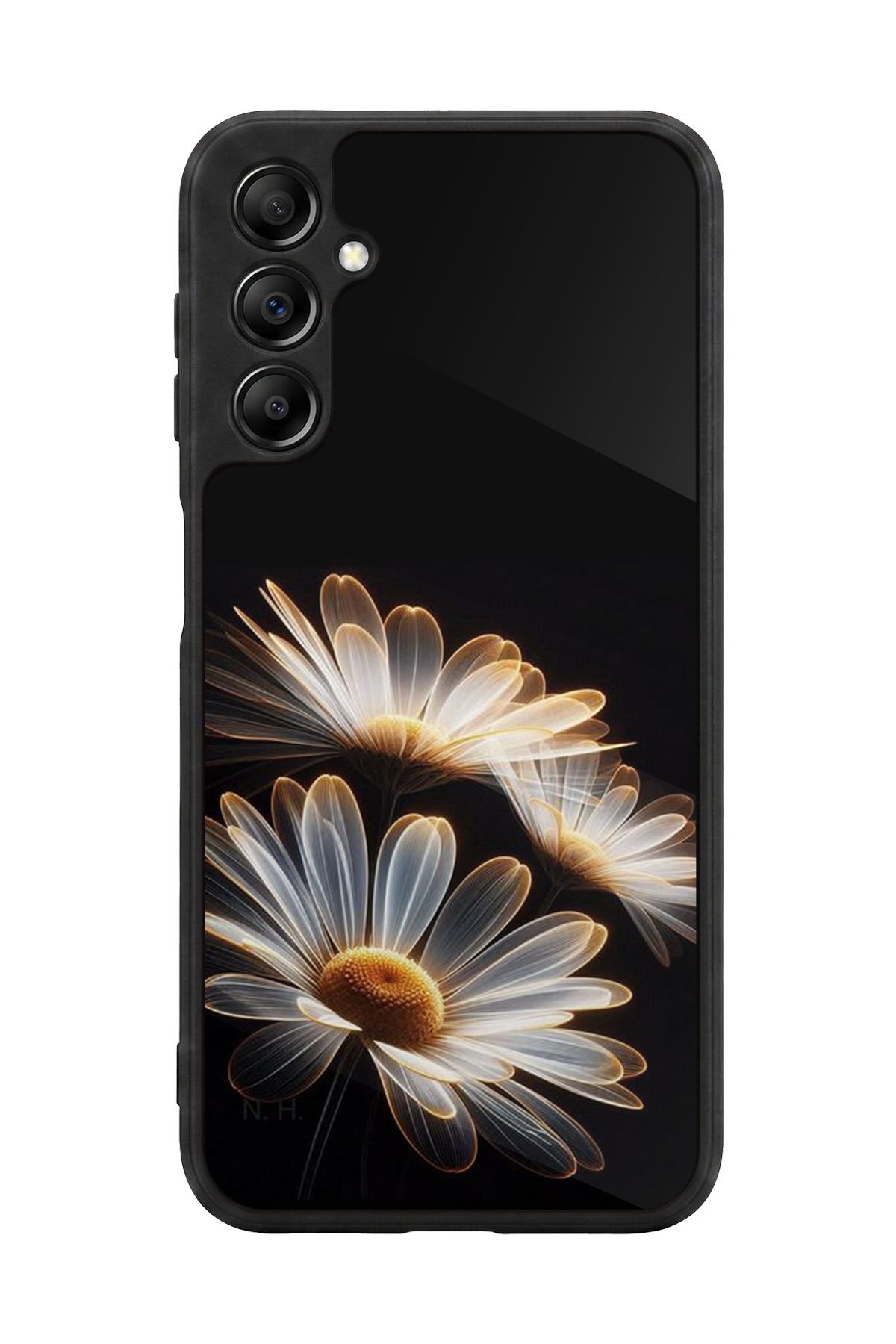 Samsung Galaxy A14 Uyumlu Cicek Tasarımlı Glossy Premium Kılıf
