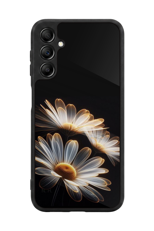 Samsung Galaxy A14 Uyumlu Cicek Tasarımlı Glossy Premium Kılıf