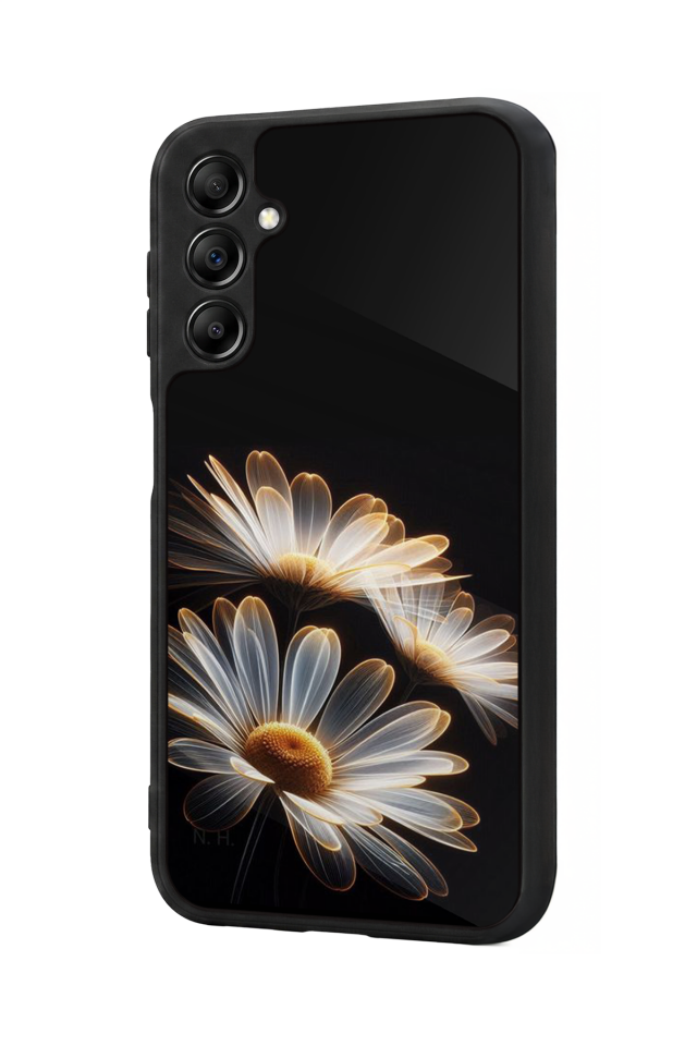 Samsung Galaxy A14 Uyumlu Cicek Tasarımlı Glossy Premium Kılıf