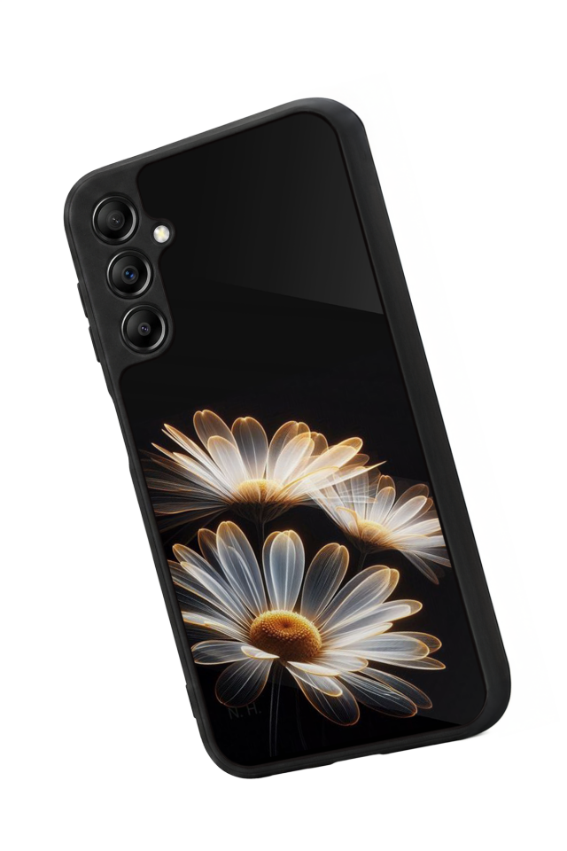 Samsung Galaxy A14 Uyumlu Cicek Tasarımlı Glossy Premium Kılıf