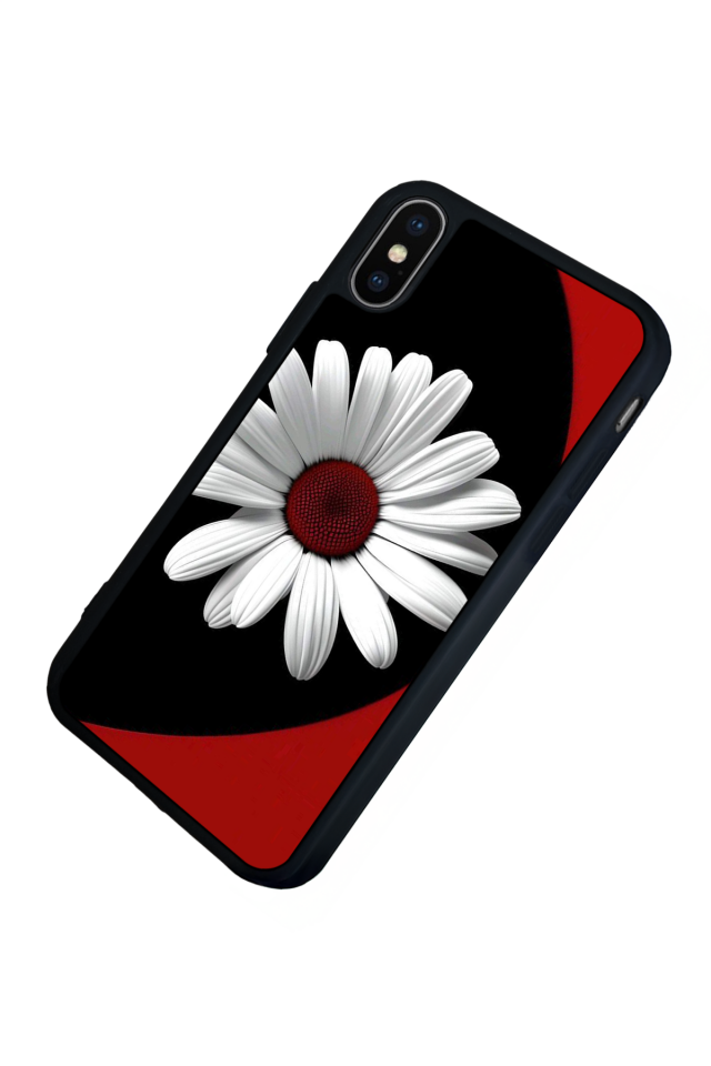 iPhone XS Max Uyumlu Cicek Tasarımlı Glossy Premium Kılıf