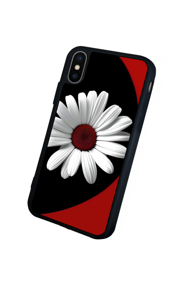 iPhone XS Max Uyumlu Cicek Tasarımlı Glossy Premium Kılıf
