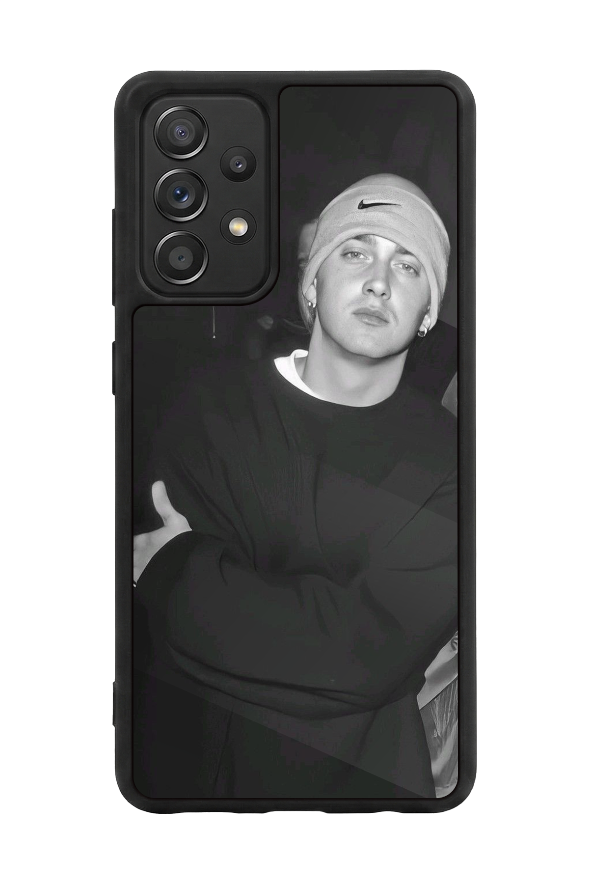 Samsung Galaxy A72 Uyumlu Eminem Tasarımlı Glossy Premium Kılıf