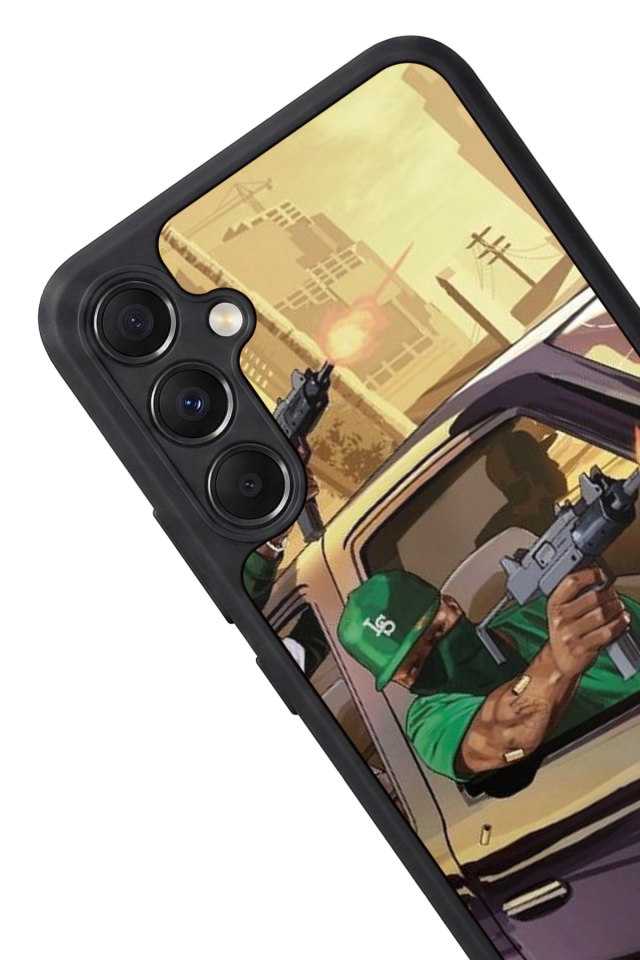 Samsung Galaxy M34 Uyumlu GTA Tasarımlı Glossy Premium Kılıf