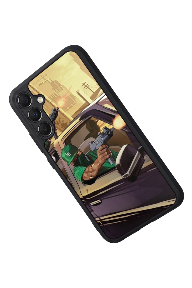 Samsung Galaxy M34 Uyumlu GTA Tasarımlı Glossy Premium Kılıf