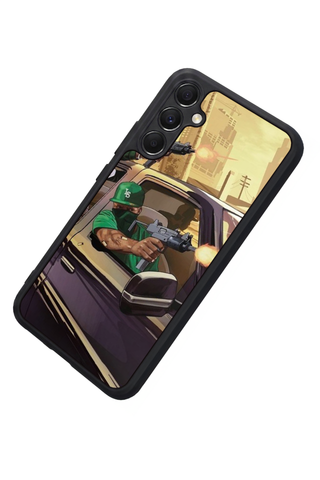 Samsung Galaxy M34 Uyumlu GTA Tasarımlı Glossy Premium Kılıf
