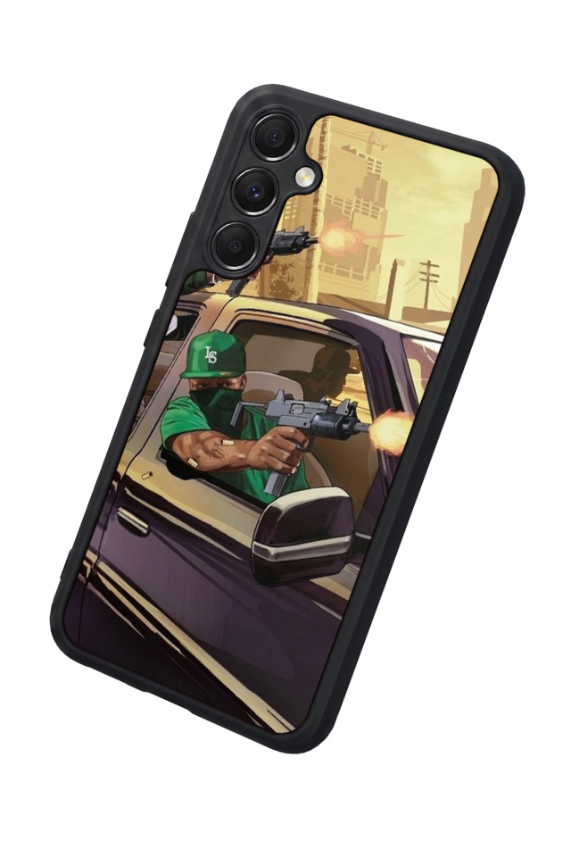 Samsung Galaxy M34 Uyumlu GTA Tasarımlı Glossy Premium Kılıf