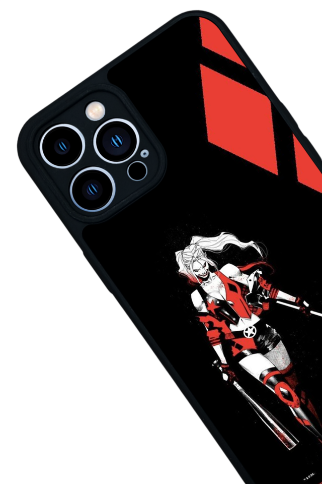 iPhone 12 Pro Max Uyumlu HarleyQueen Tasarımlı Glossy Premium Kılıf