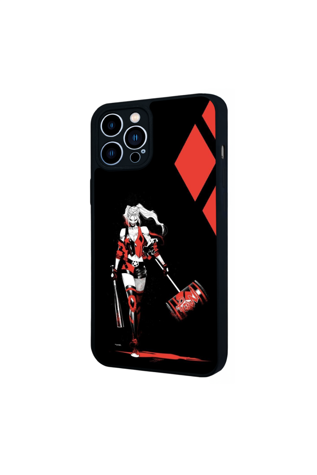 iPhone 12 Pro Max Uyumlu HarleyQueen Tasarımlı Glossy Premium Kılıf