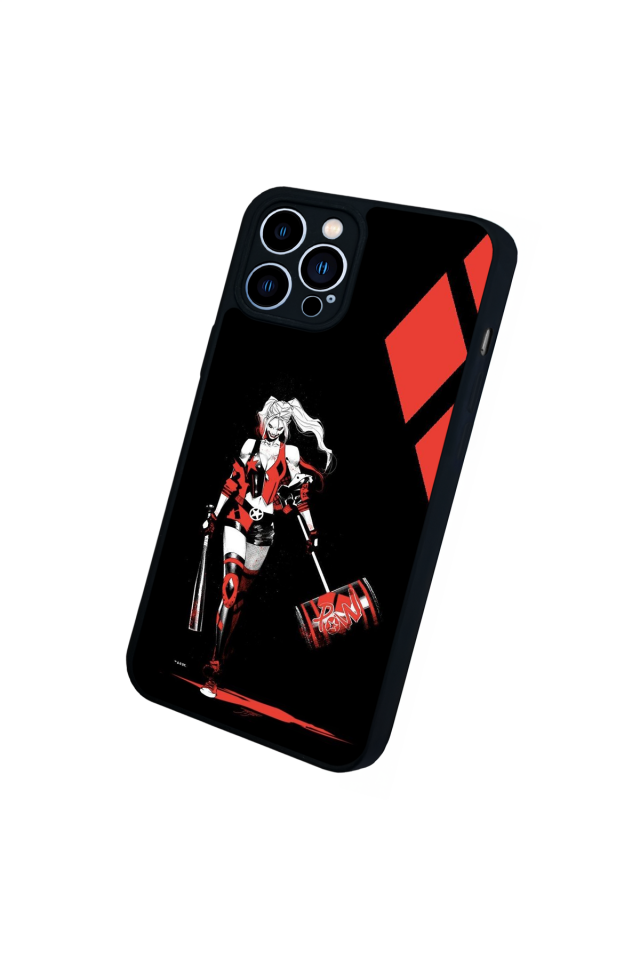 iPhone 12 Pro Max Uyumlu HarleyQueen Tasarımlı Glossy Premium Kılıf