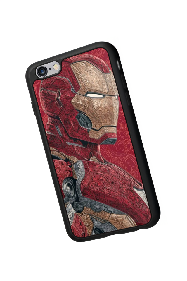 iPhone 6 Plus Uyumlu  Iron Man ( Demir Adam ) Tasarımlı Glossy Premium Kılıf
