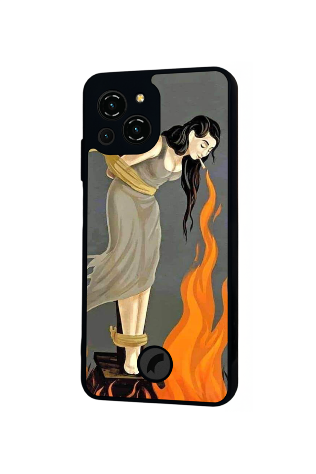 Reeder S23 Pro Max Uyumlu Kalp Love Tasarımlı Glossy Premium Kılıf