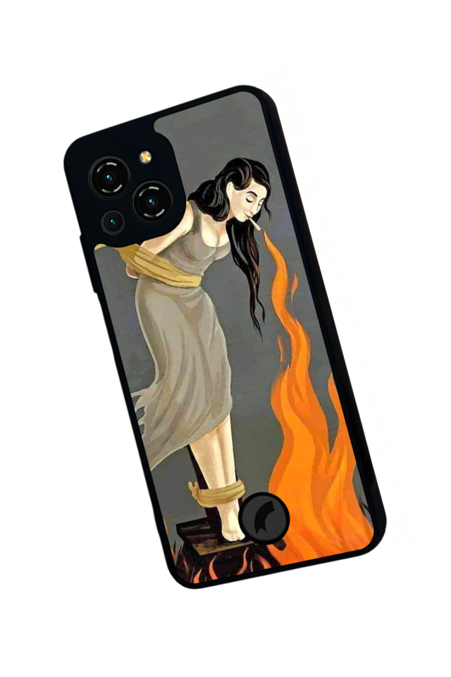 Reeder S23 Pro Max Uyumlu Kalp Love Tasarımlı Glossy Premium Kılıf