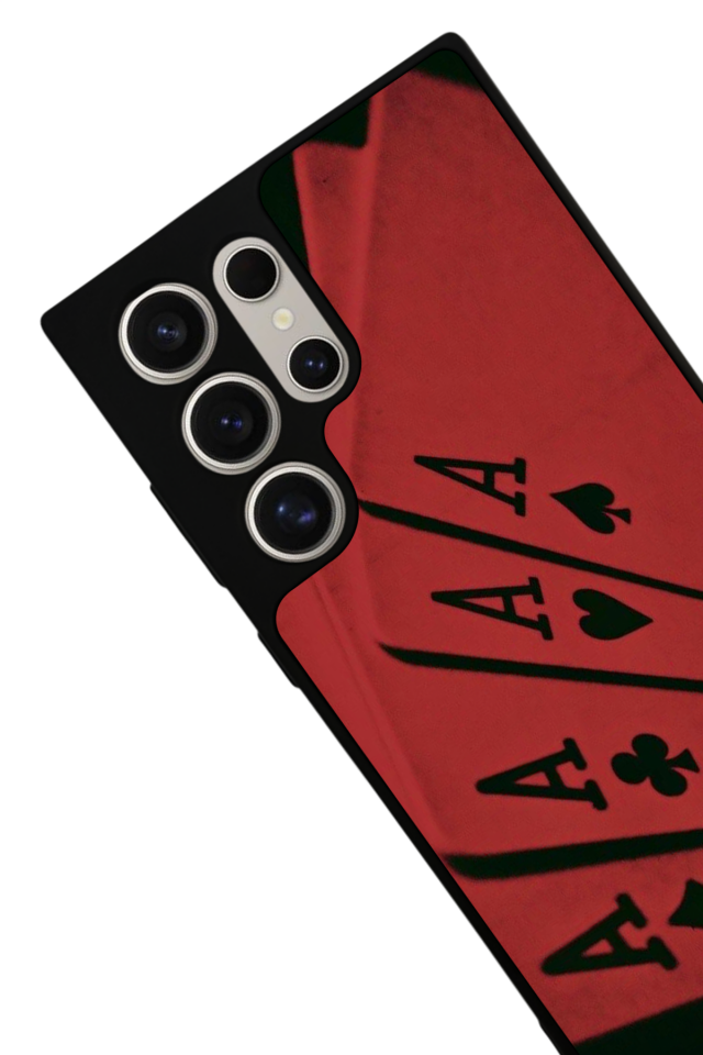 Samsung Galaxy S22 Ultra Uyumlu Kart Tasarımlı Glossy Premium Kılıf