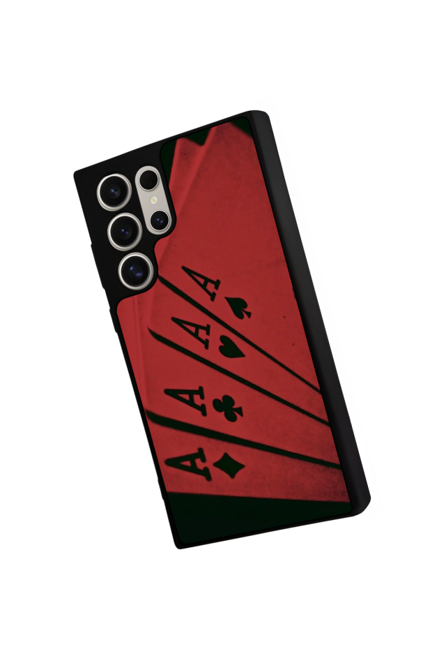 Samsung Galaxy S22 Ultra Uyumlu Kart Tasarımlı Glossy Premium Kılıf