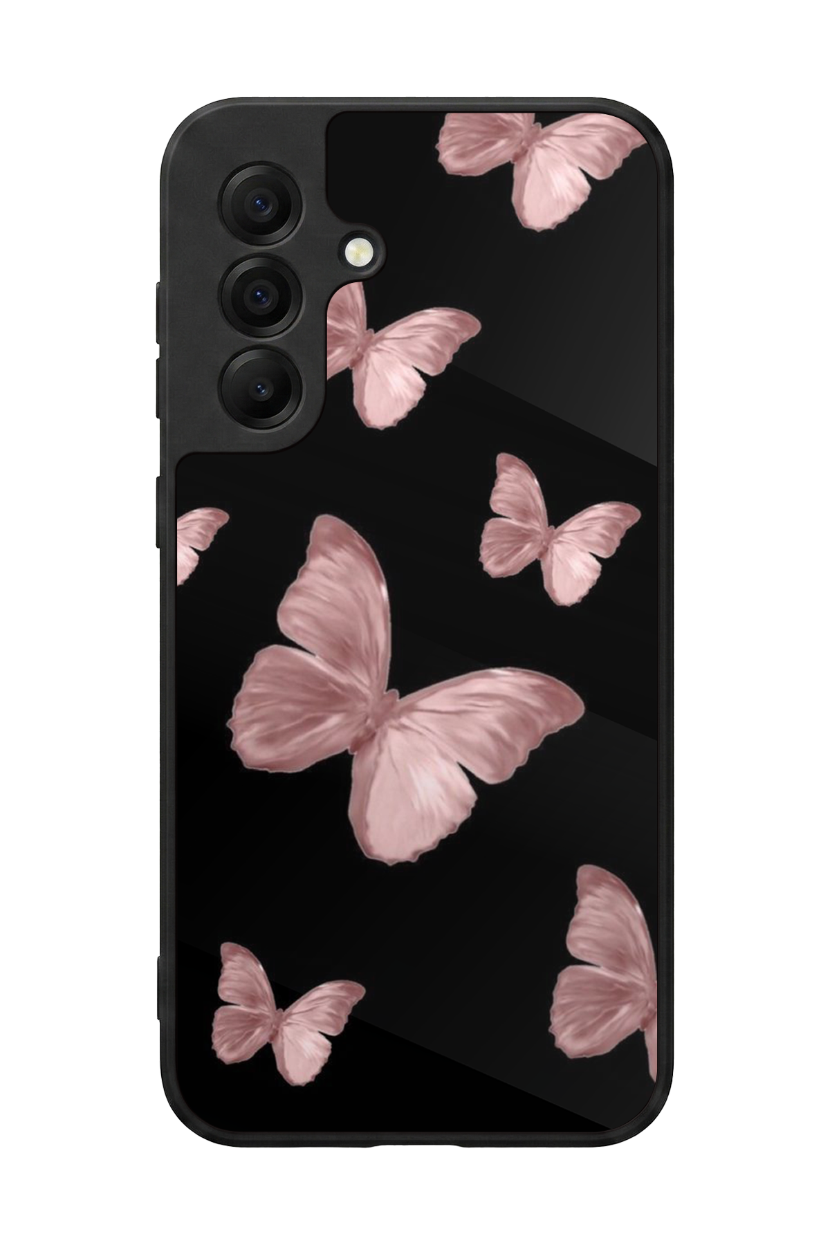 Samsung Galaxy A17 Uyumlu Kelebek Tasarımlı Glossy Premium Kılıf