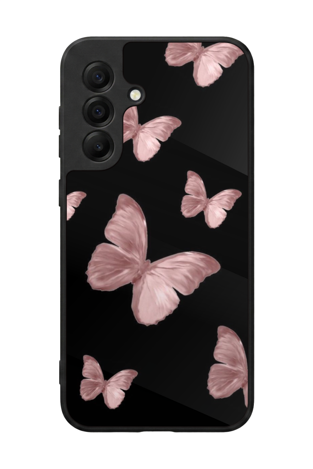 Samsung Galaxy A17 Uyumlu Kelebek Tasarımlı Glossy Premium Kılıf