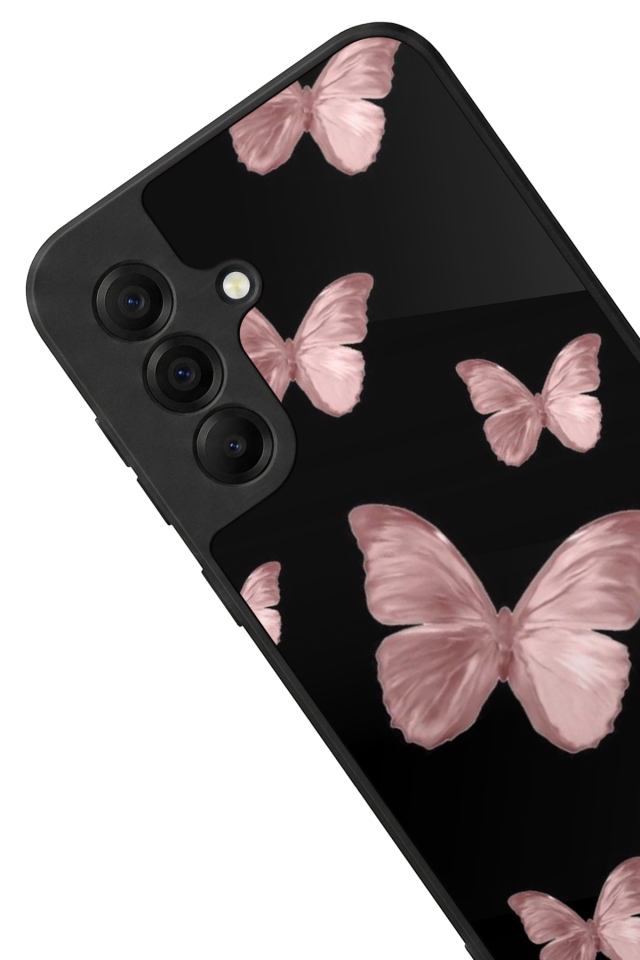 Samsung Galaxy A17 Uyumlu Kelebek Tasarımlı Glossy Premium Kılıf