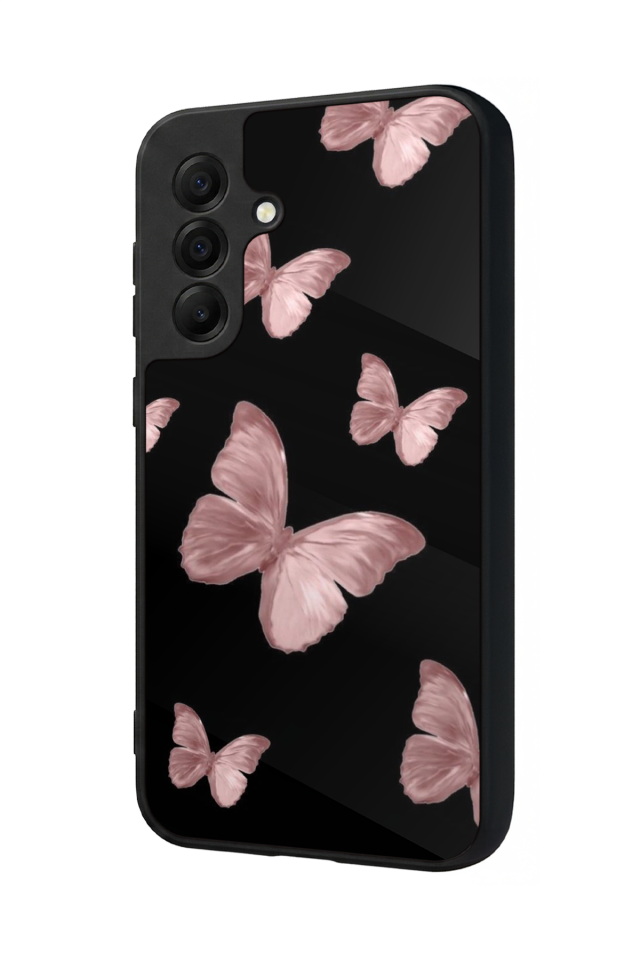 Samsung Galaxy A17 Uyumlu Kelebek Tasarımlı Glossy Premium Kılıf