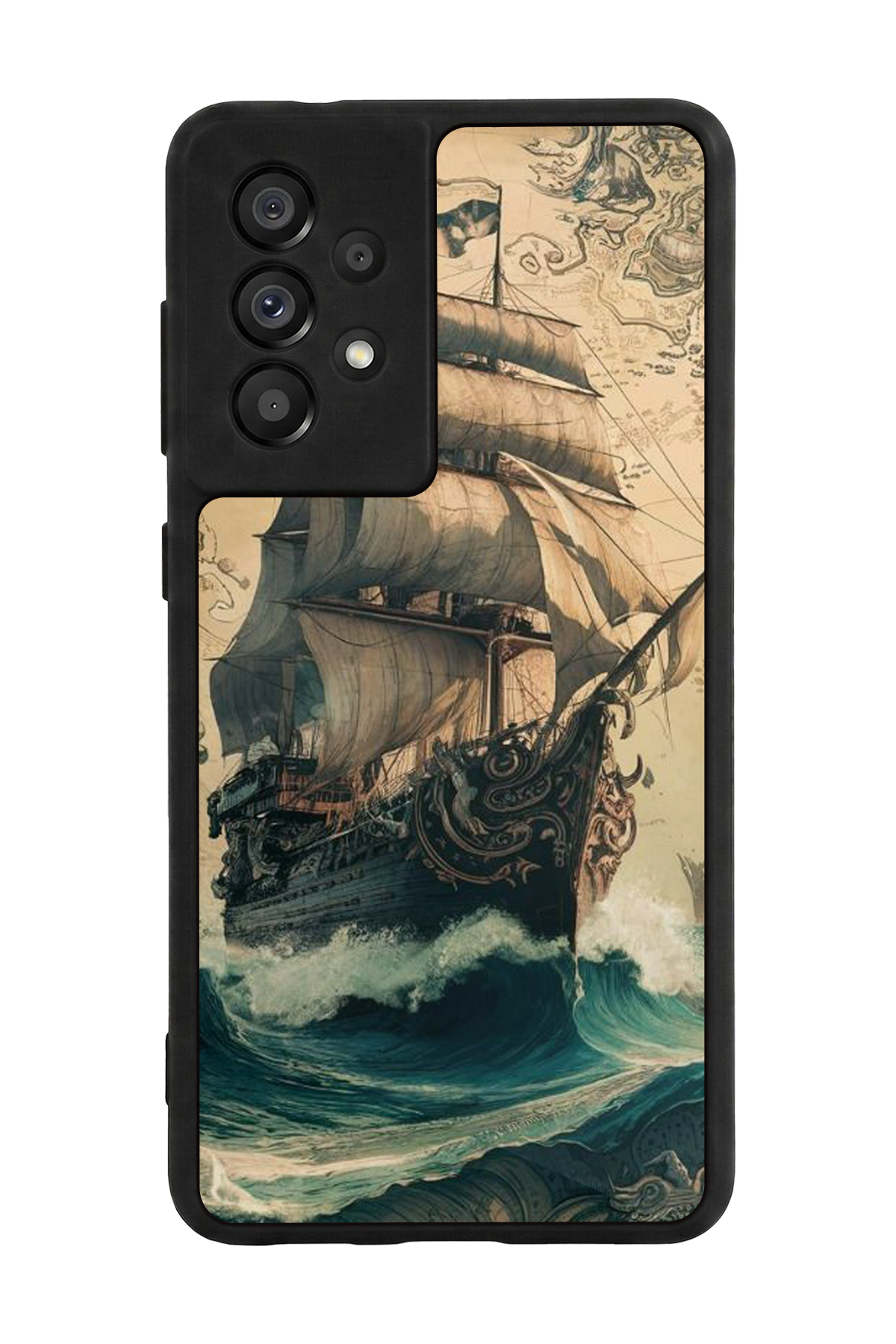 Samsung Galaxy A73 Uyumlu Korsan Tasarımlı Glossy Premium Kılıf