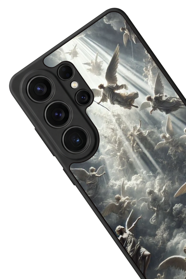 Samsung Galaxy S26 Ultra Uyumlu Melek Tasarımlı Glossy Premium Kılıf