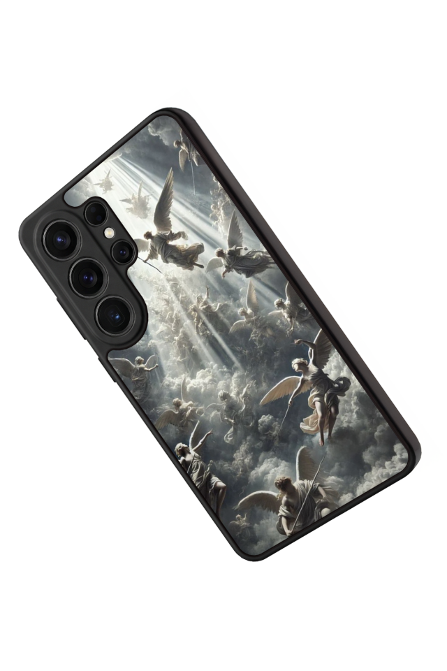 Samsung Galaxy S26 Ultra Uyumlu Melek Tasarımlı Glossy Premium Kılıf