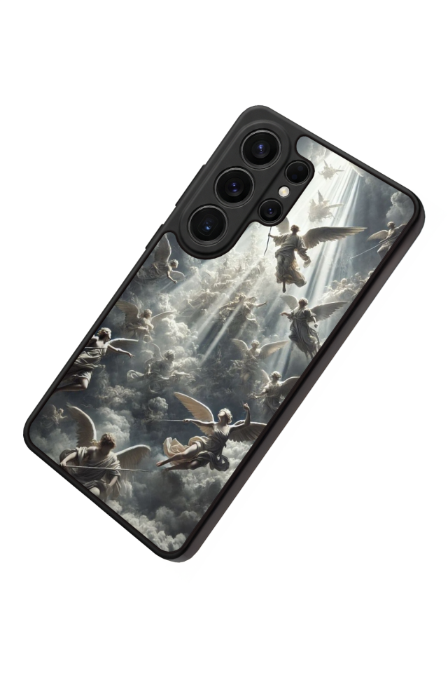 Samsung Galaxy S26 Ultra Uyumlu Melek Tasarımlı Glossy Premium Kılıf