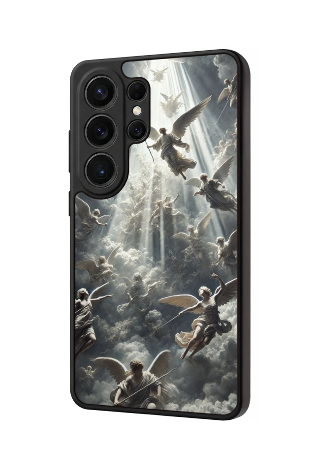 Samsung Galaxy S26 Ultra Uyumlu Melek Tasarımlı Glossy Premium Kılıf