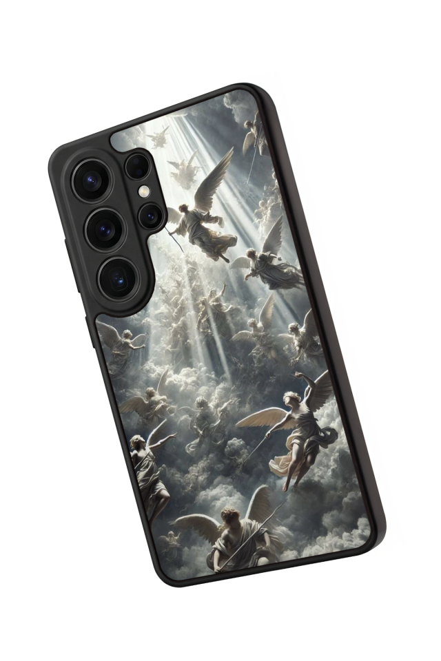 Samsung Galaxy S26 Ultra Uyumlu Melek Tasarımlı Glossy Premium Kılıf