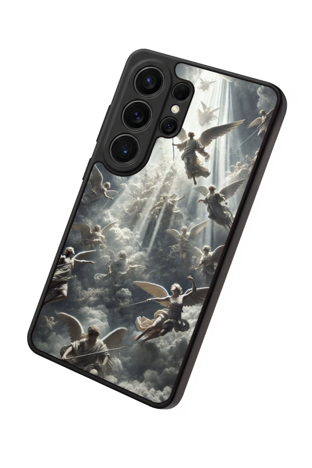 Samsung Galaxy S26 Ultra Uyumlu Melek Tasarımlı Glossy Premium Kılıf