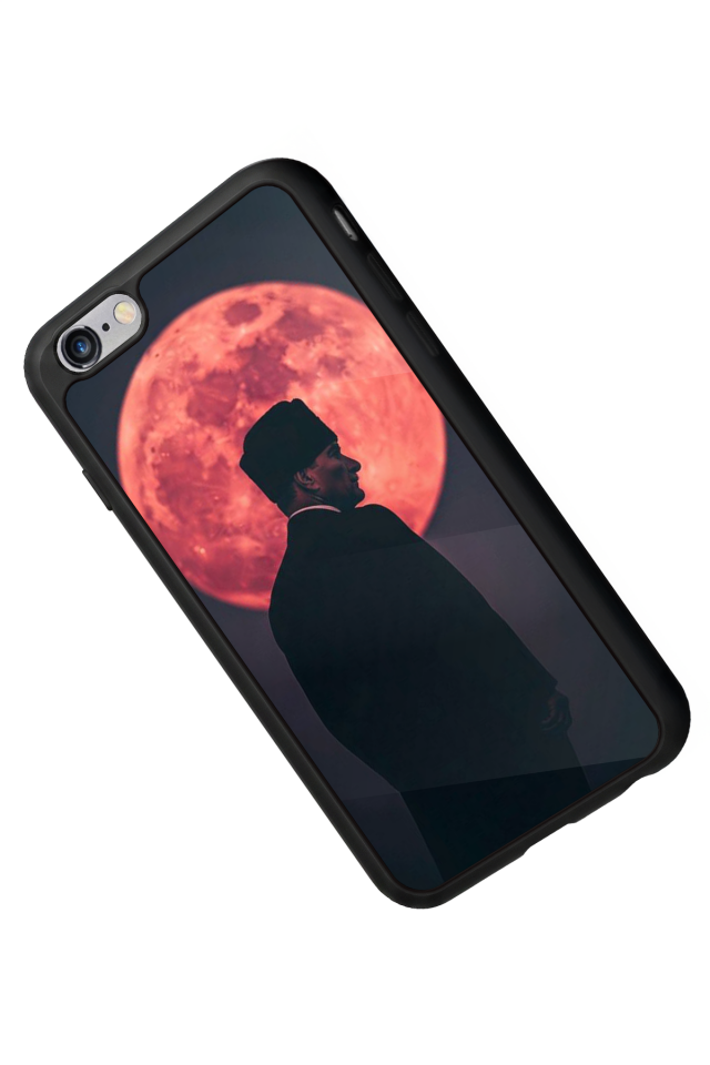 iPhone 6s Plus Uyumlu Mustafa Kemal Ataturk Tasarımlı Glossy Premium Kılıf
