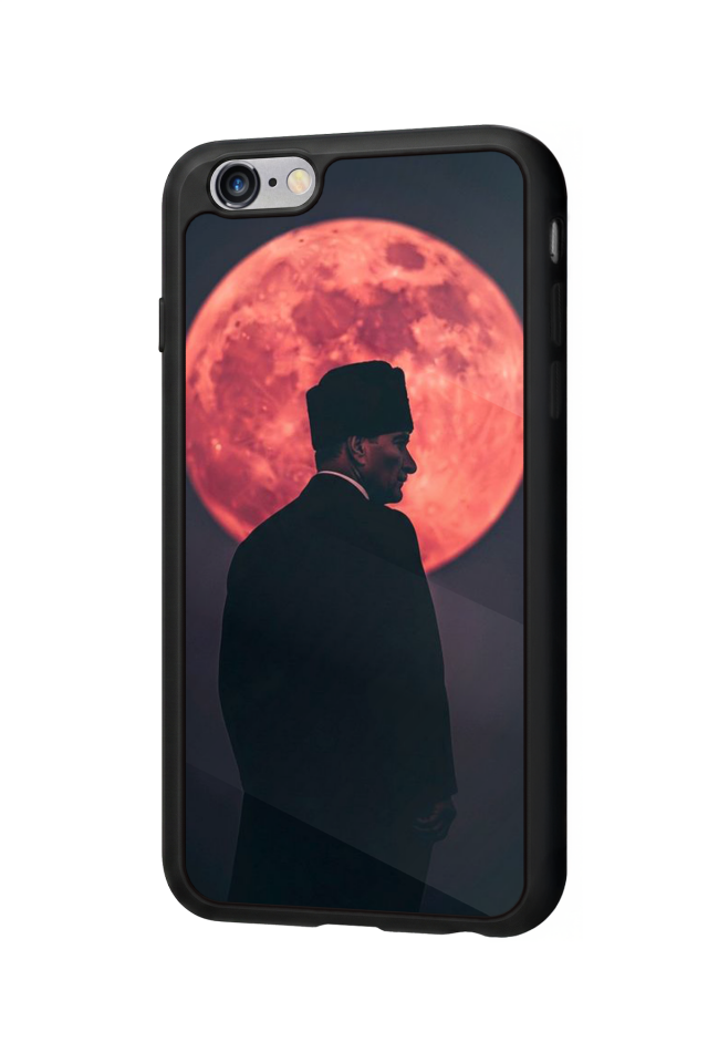 iPhone 6s Plus Uyumlu Mustafa Kemal Ataturk Tasarımlı Glossy Premium Kılıf