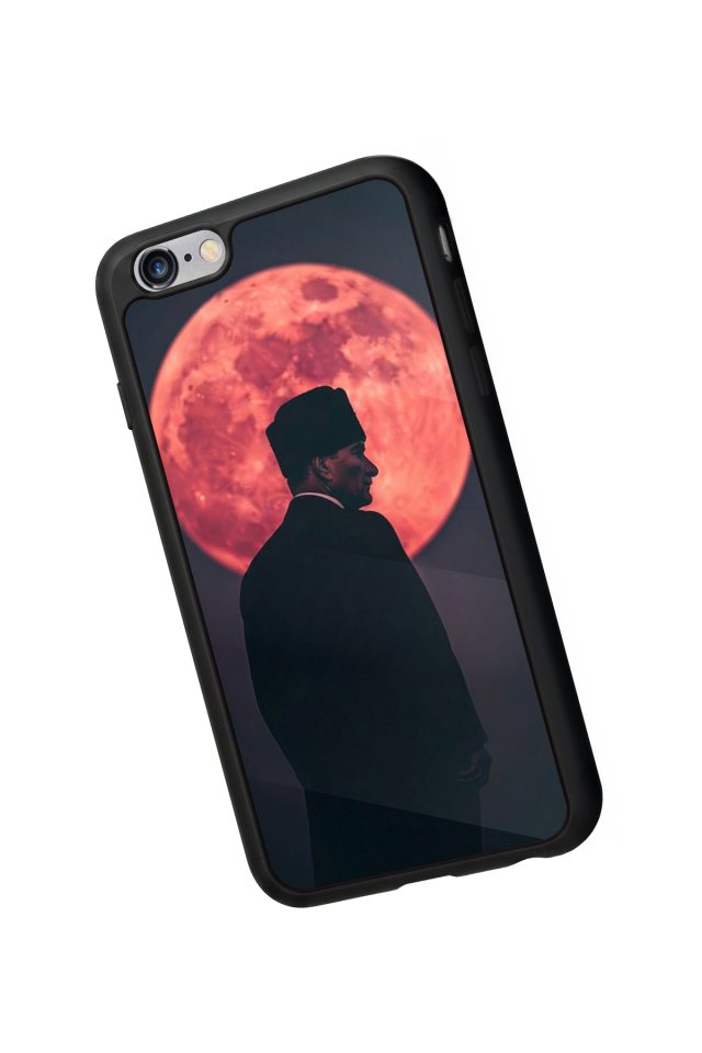 iPhone 6s Plus Uyumlu Mustafa Kemal Ataturk Tasarımlı Glossy Premium Kılıf