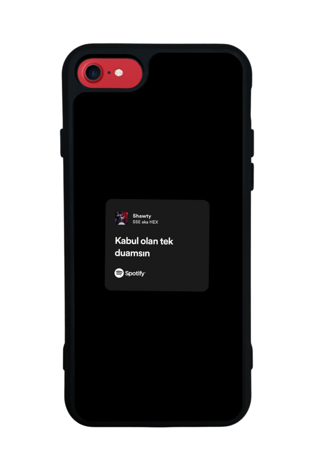 iPhone 7 Uyumlu Sarki Sozleri Tasarımlı Glossy Premium Kılıf